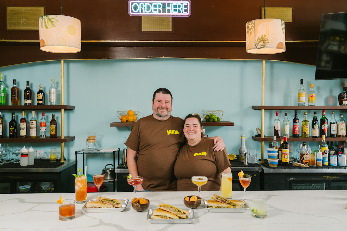 Yuma co-owners Mike Hartley and Miriam Leek-Meira inside Yuma, their new Washington Avenue restaurant, which opens June 26. | Photo by Rebekah Flores