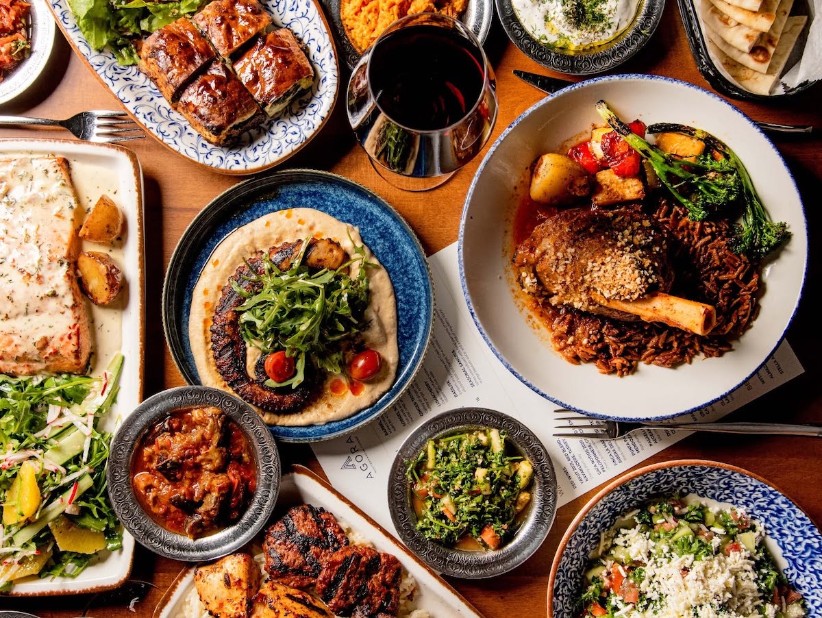 A feast of Turkish and Greek favorites, from smoky kebabs and creamy dips to slow-braised lamb. | Photo by Agora Midtown
