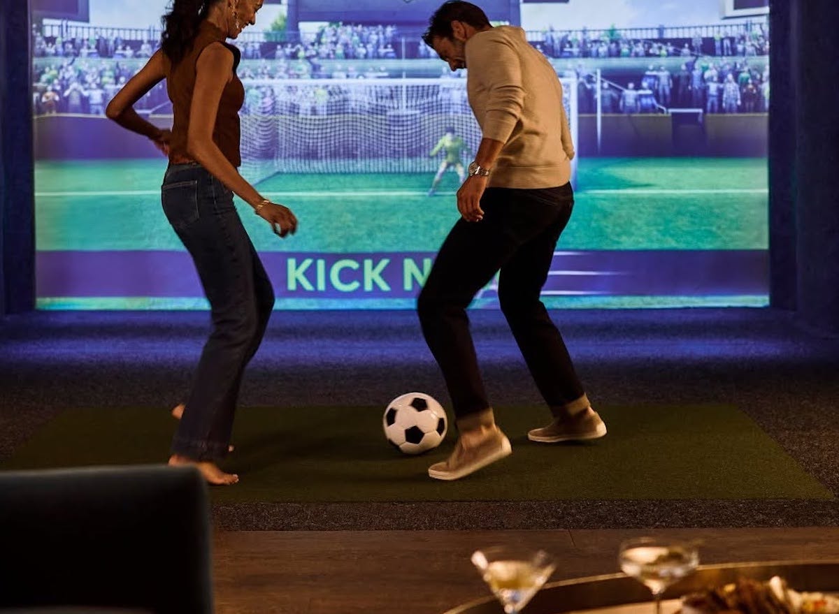 Bayou and Bottle - DiningOut The Top Golf Swing Suite at Bayou and Bottle inside the Four Seasons Houston. | Photo by Four Seasons Houston