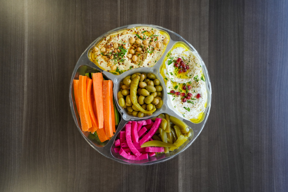 Mezze platter at Craft Pita. | Photo by Michael Ma