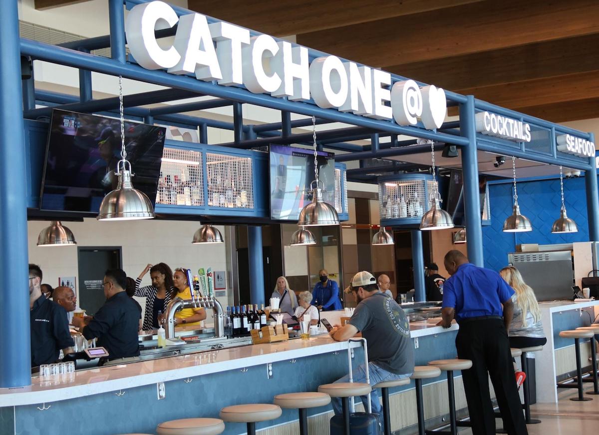 Catch One - DiningOut Catch One brings a taste of New Orleans to Dallas Love Field with Cajun-inspired dishes, seafood specialties, and craft cocktails near Gate 9. | Photo by Dallas Love Field