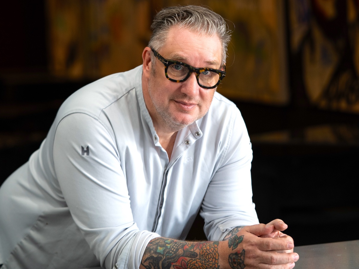 James Beard Award-winning chef RJ Cooper at Punk Noir. | Photo by Amy Zawacki