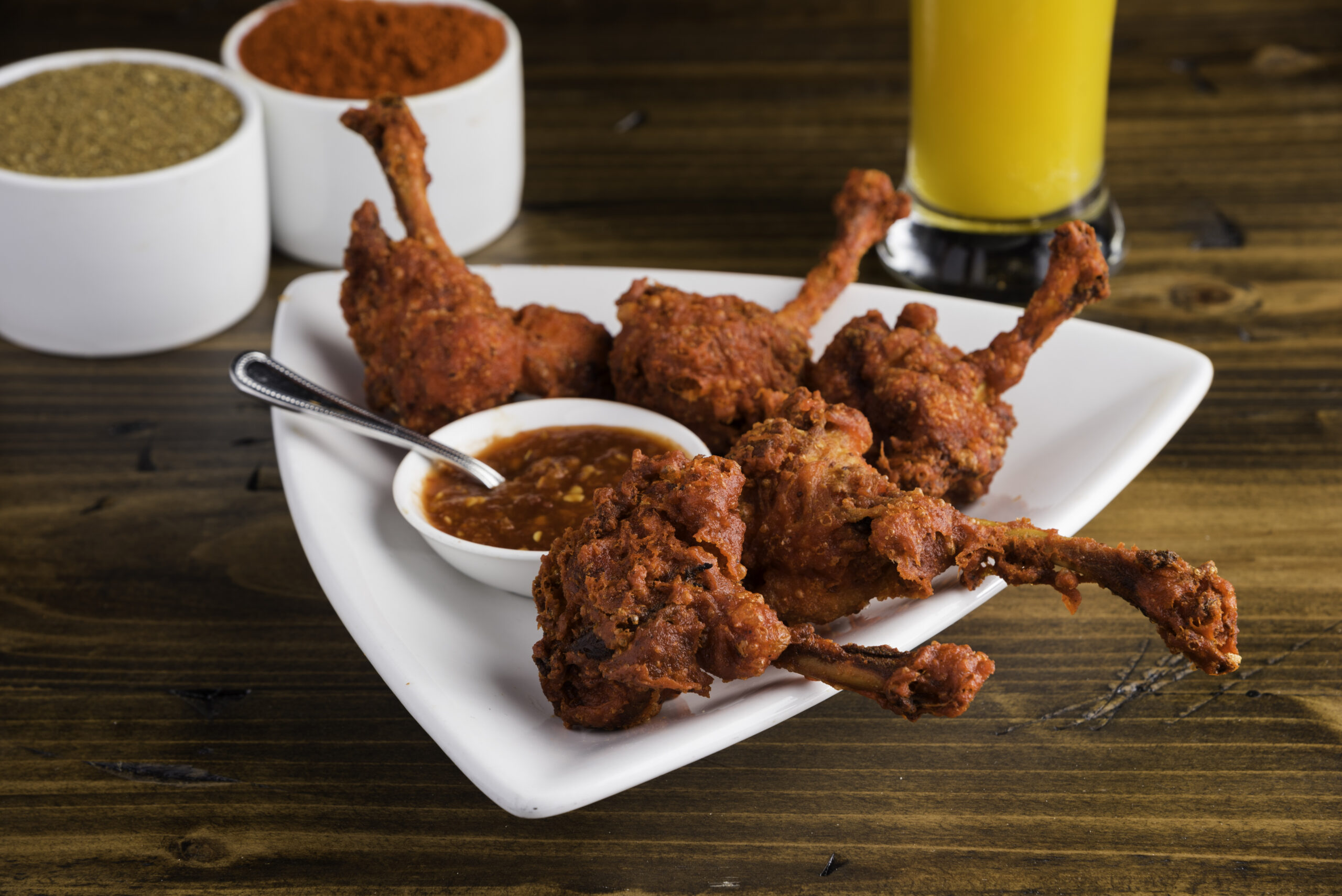 Chicken lollipops are among the popular appetizers available at the new Aga's To Go location in Katy. | Photo by Aga's Restaurant & Catering
