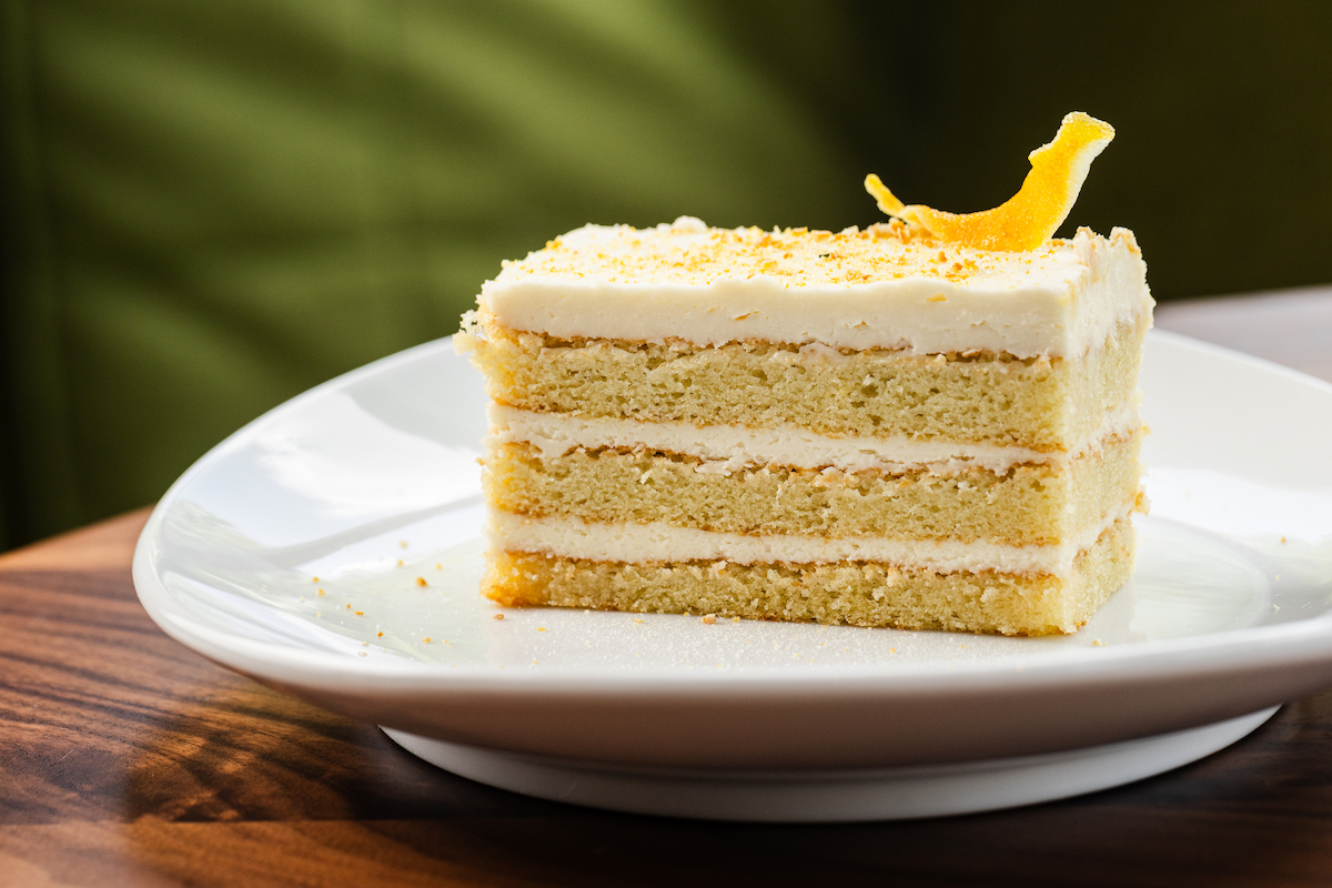 Chroma-Lemon Olive Oil Cake by Becca Wright - DiningOut Finish on a sweet note with chrôma's lemon olive oil cake, one of several house-made desserts on the all-day menu. | Photo by Becca Wright