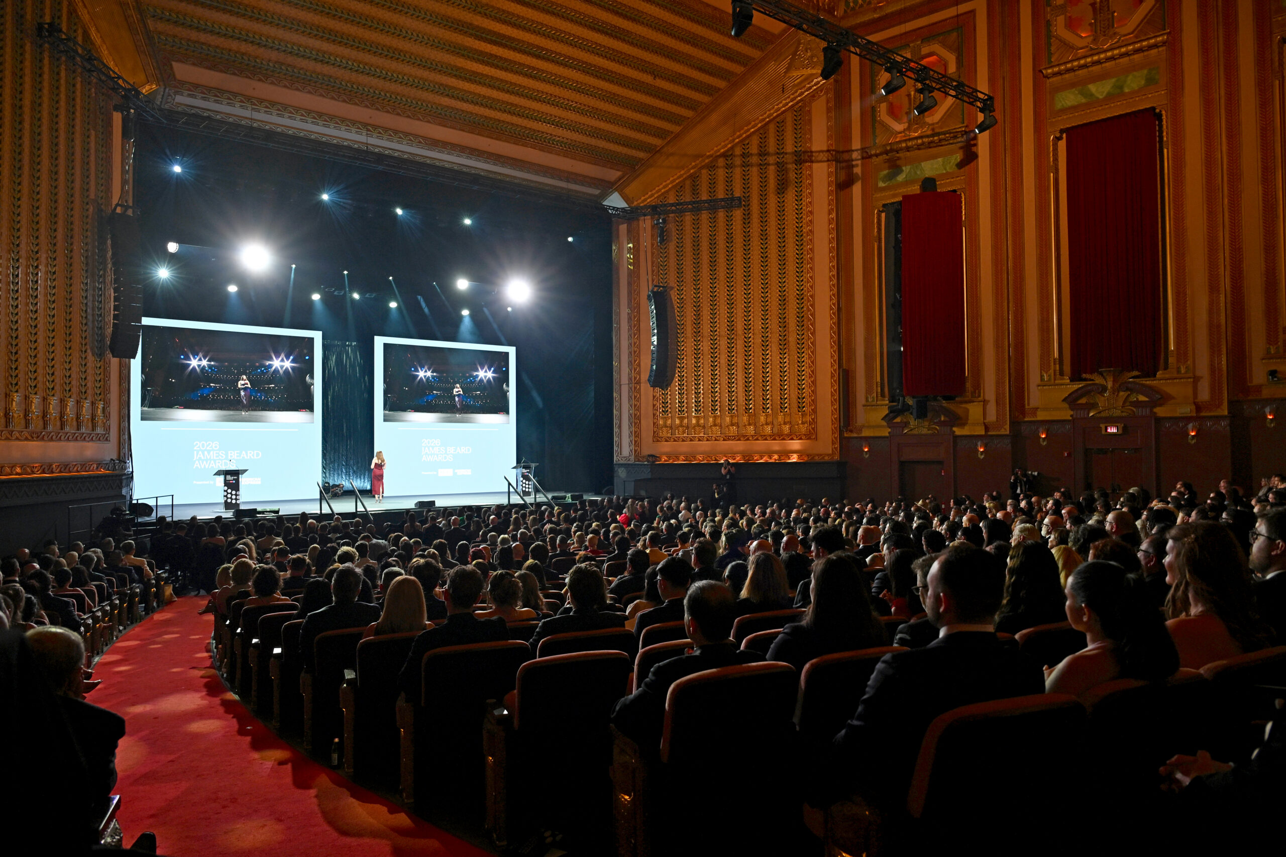 Guests fill the historic Lyric Opera of Chicago for the 2026 James Beard Restaurant and Chef Awards ceremony. | Photo by Getty Images