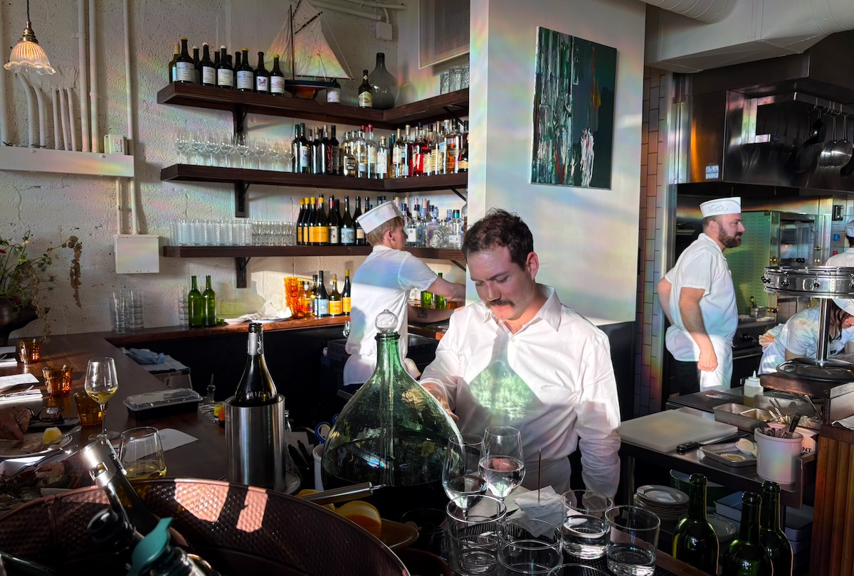 The green orb contains the house Negroni. | Photo by Sara Rosenthal