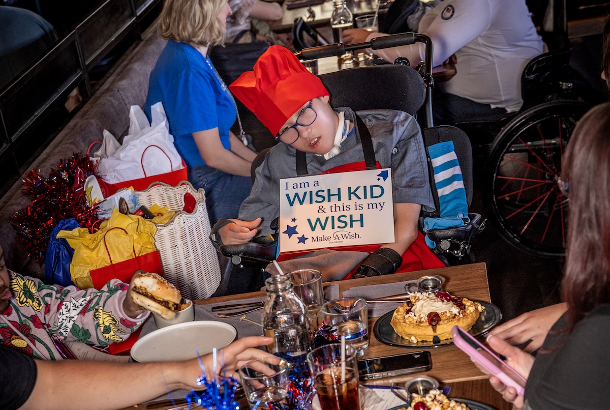 DEN_Make_a_Wish_by_Dry Creek Production LLC_feast - DiningOut Nic Whitmire created a special waffle dish at Linger. | Photo courtesy of Dry Creek Productions LLC