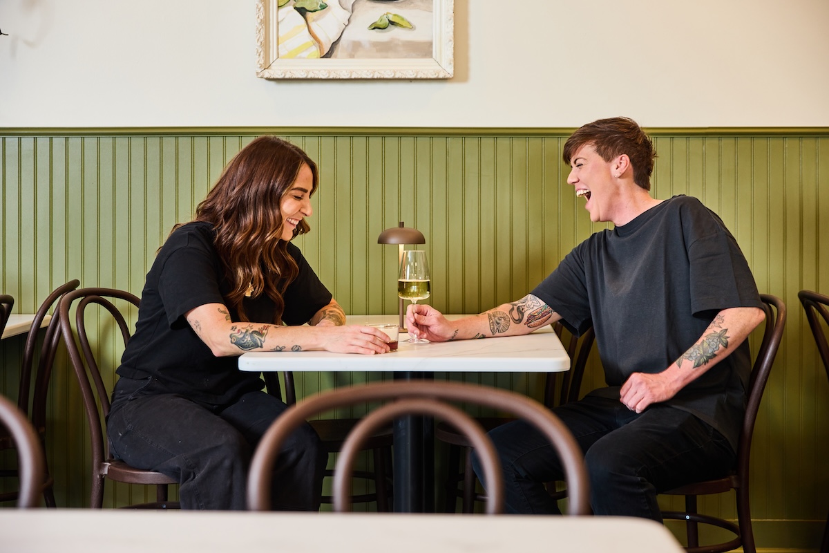 Alexi Mandolini and Taylor Herbert started The Easy Vegan food truck. | Photo by Casey Wilson
