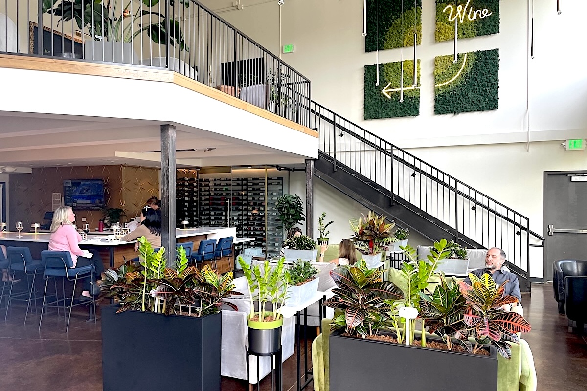 Trellis is open and bright, with plenty of wines to choose from. | Photo by Ruth Tobias