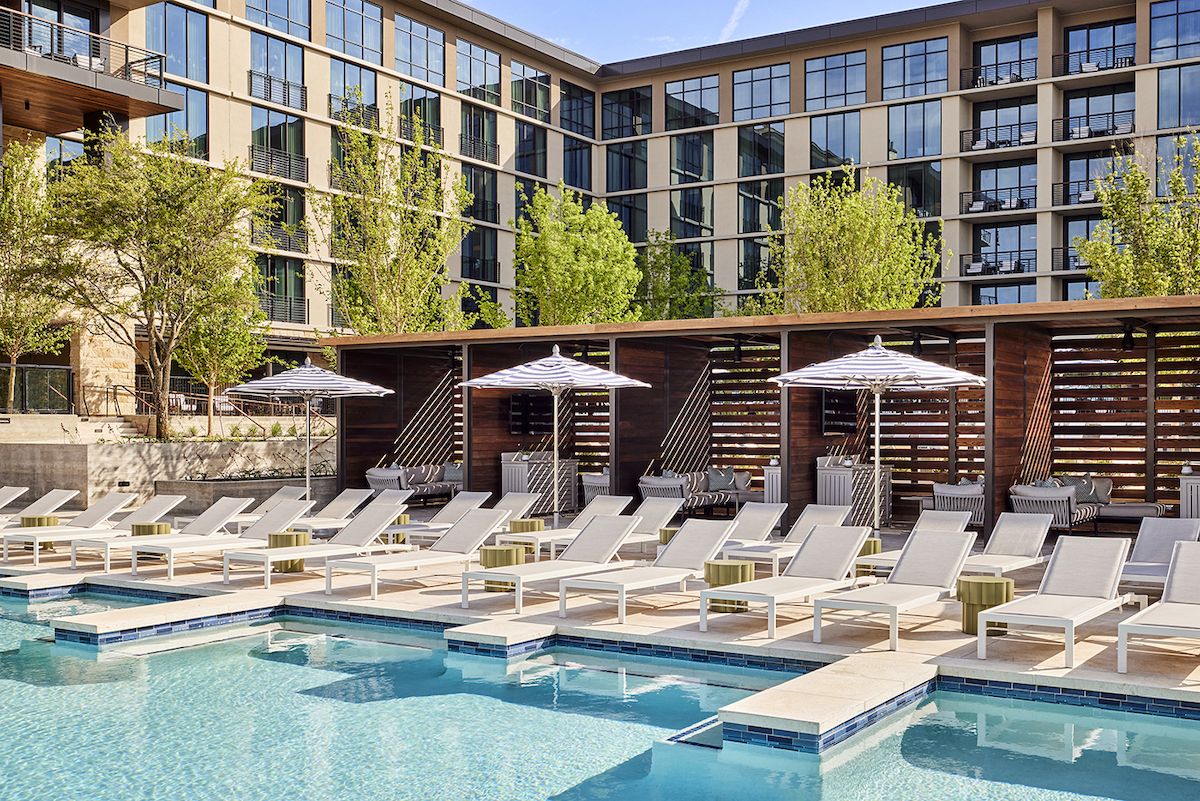 Private cabanas and expansive pool decks make Omni PGA Frisco Resort & Spa a premier destination for summer staycations. | Photo by Omni Hotels