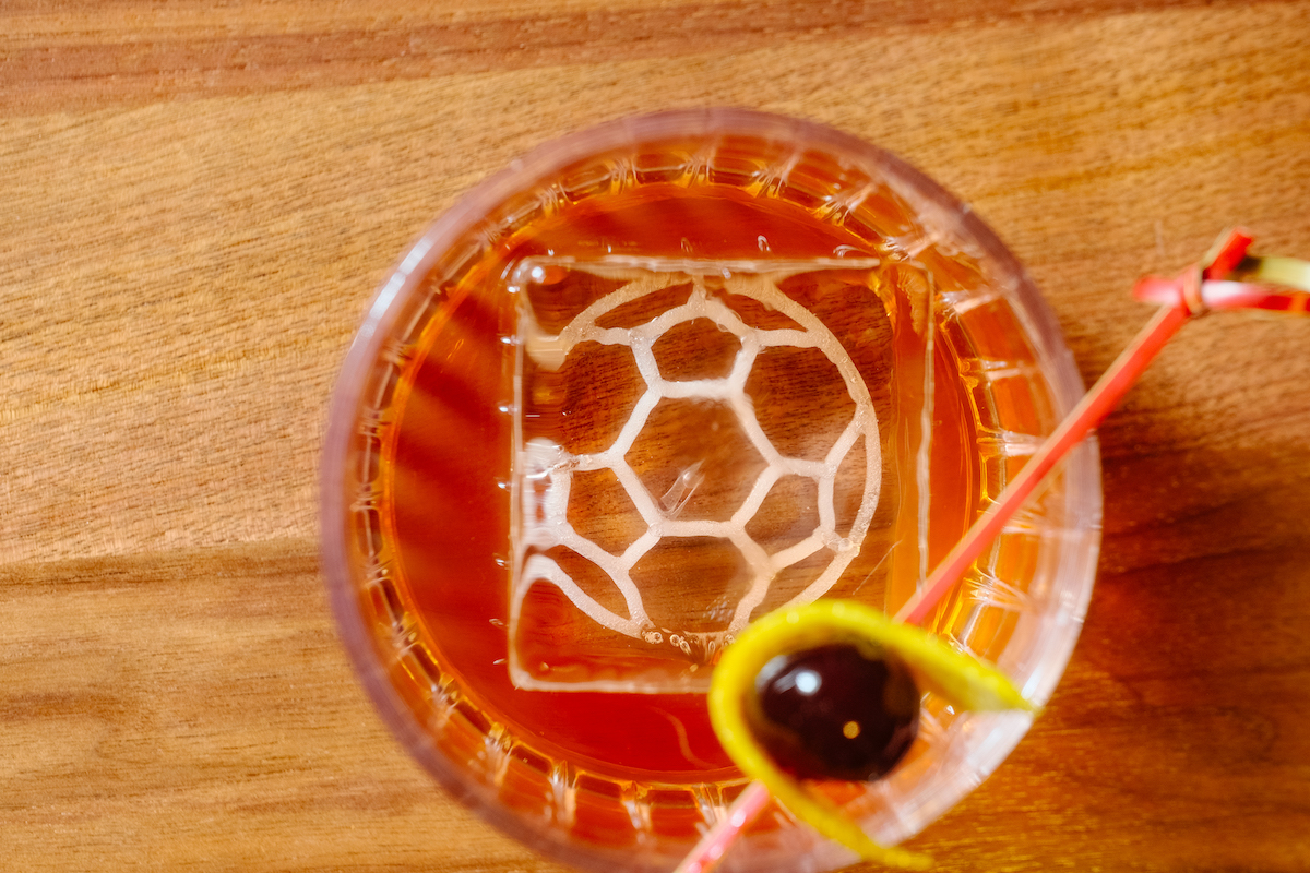 A Kirkwood Old Fashioned, with a winning touch. | Photo by Quit Nguyen
