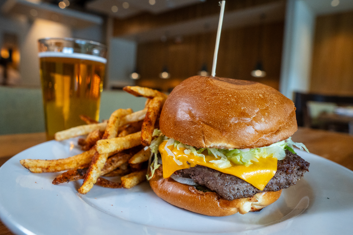 LocalTable_Burger_By Local Table - DiningOut The classic burger and beer special at Local Table. | Photo by Local Table
