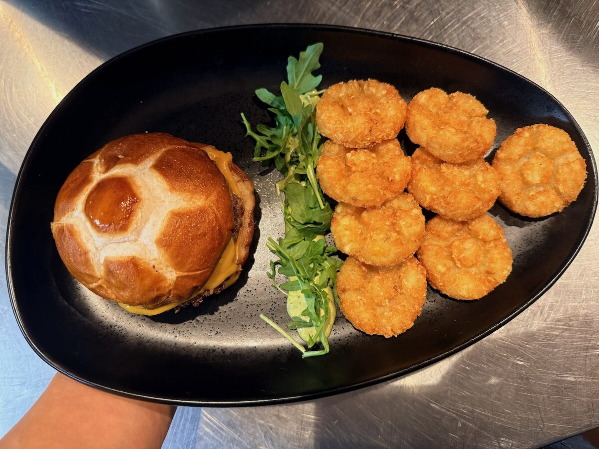 Soccer burger ball and soccer tots at Long Weekend. | Photo by Long Weekend
