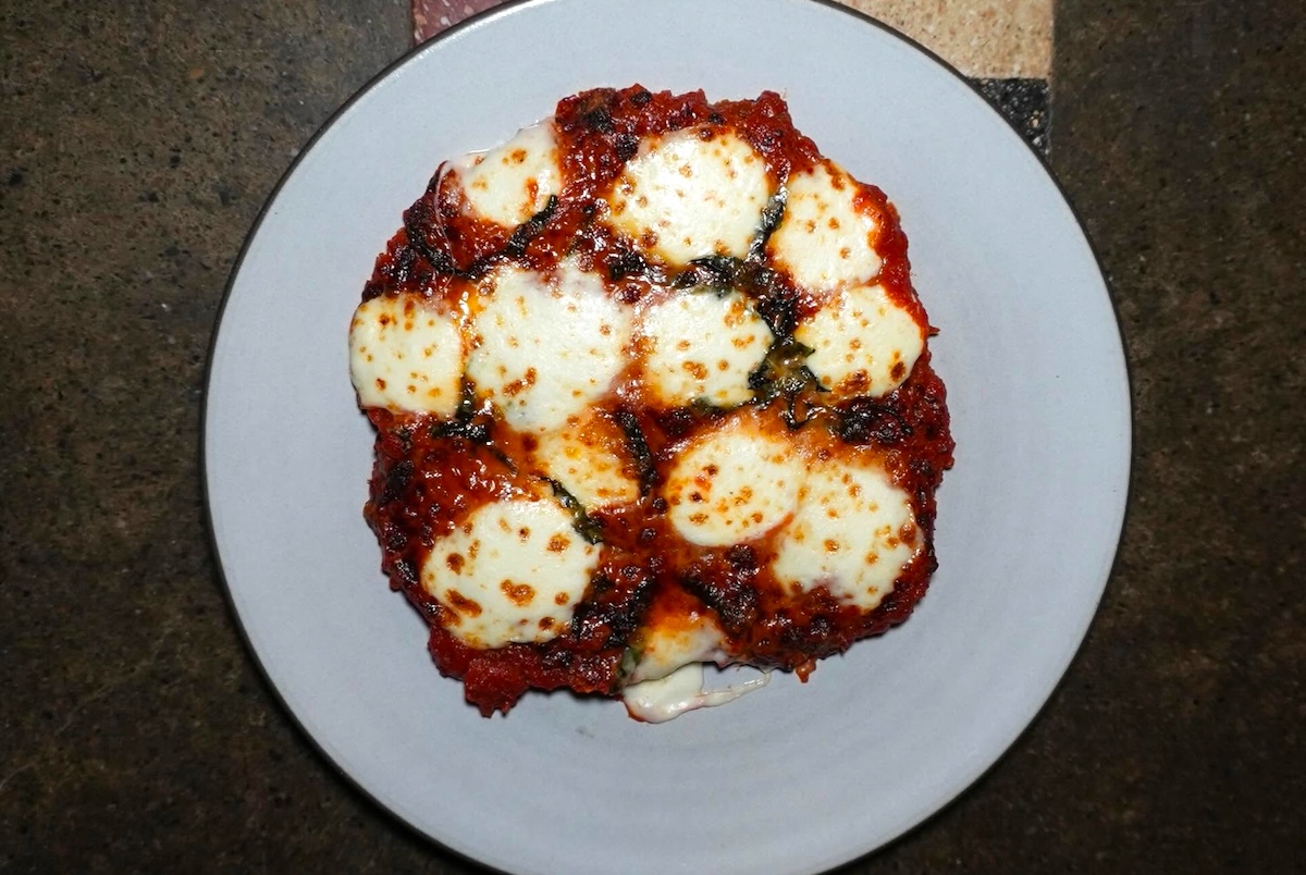 A chicken parmesan to feed the masses. | Photo courtesy of Barano