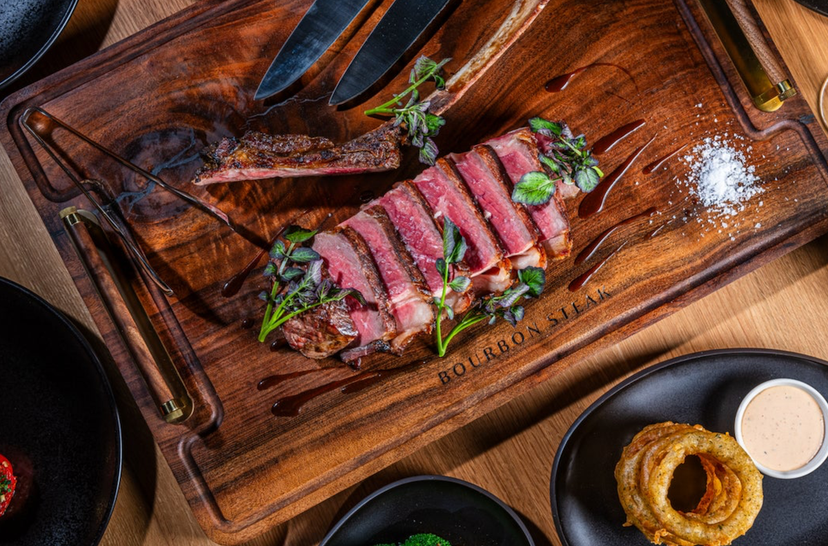 A beautiful steak. | Photo courtesy of Bourbon Steak New York