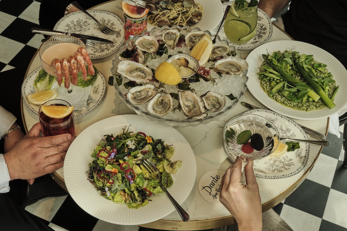 Treat your father figure right with an oysters, cocktails, and love. | Photo courtesy of Dante Aperitivo