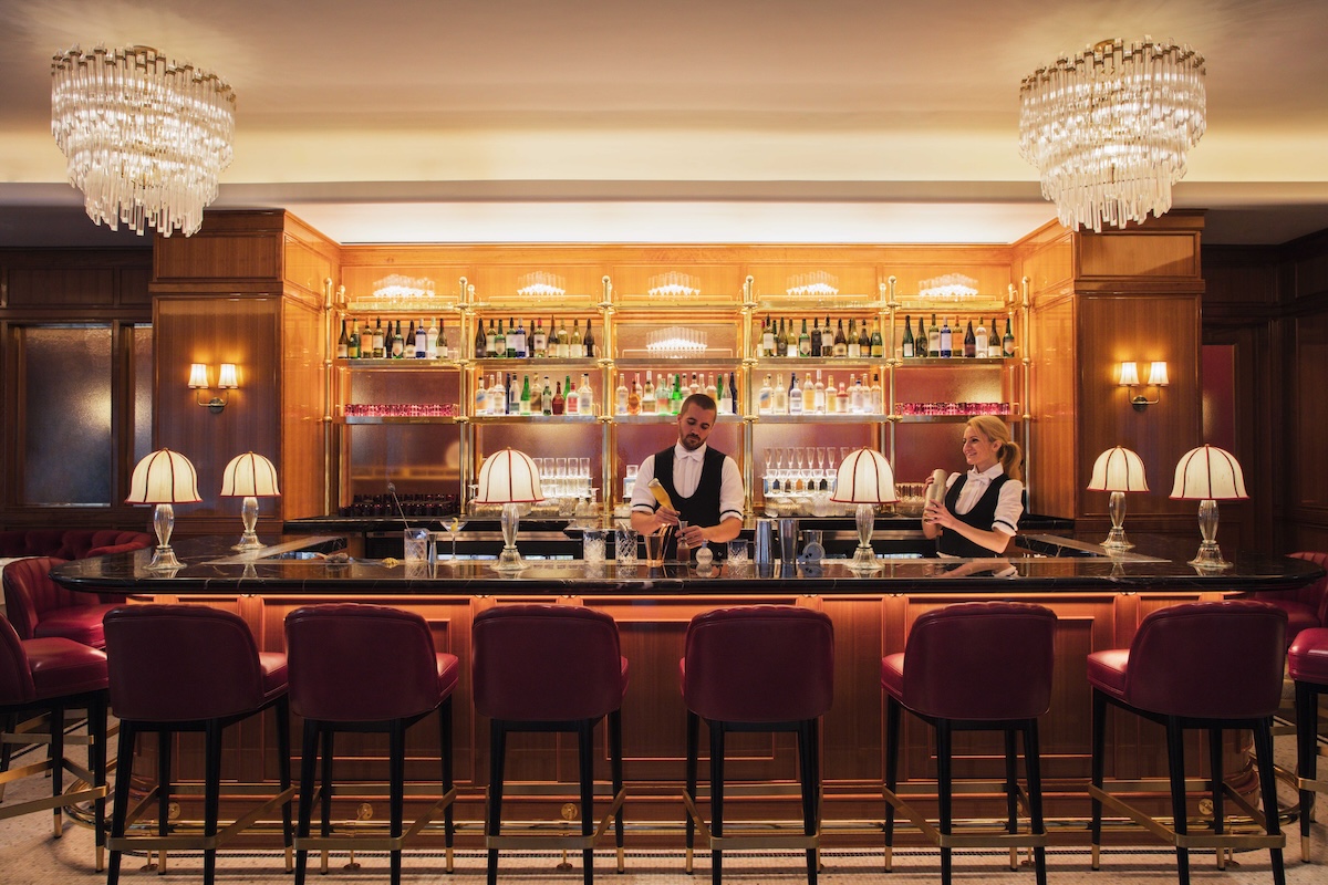 The swank and sexy Brasserie Fouquet’s in Tribeca. | Photo by Matthieu Salvaing
