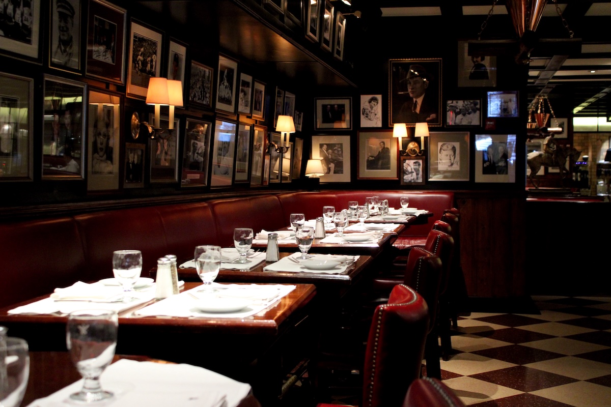 The dark and elegant thrall of a good steakhouse. | Photo courtesy of Gallagher's
