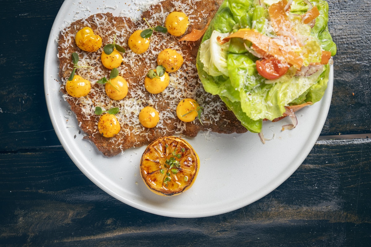 Steak Shack serves a lovely NY Strip Milanese. | Photo courtesy of Getalife Studios LLC