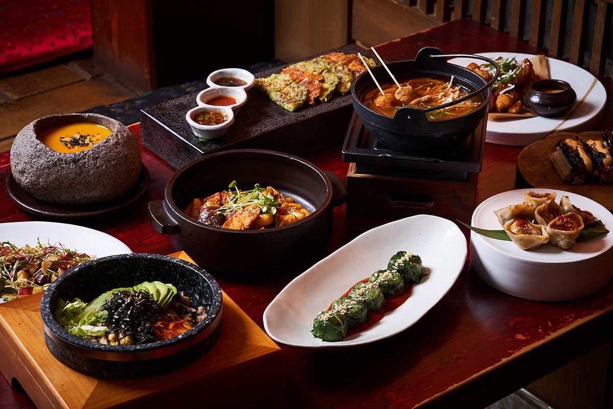 This vegetarian restaurant tons of great Korean food. | Photo courtesy of Hangawi 