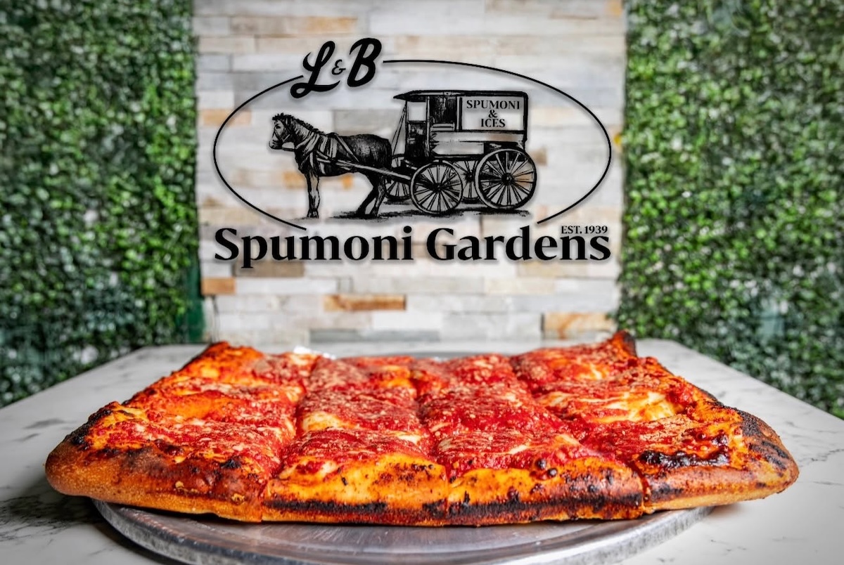 NYC_LB Spumoni Gardens_Pizza - DiningOut Pizza is great for kids of all ages and their adults. | Photo courtesy of L&B Spumoni Gardens