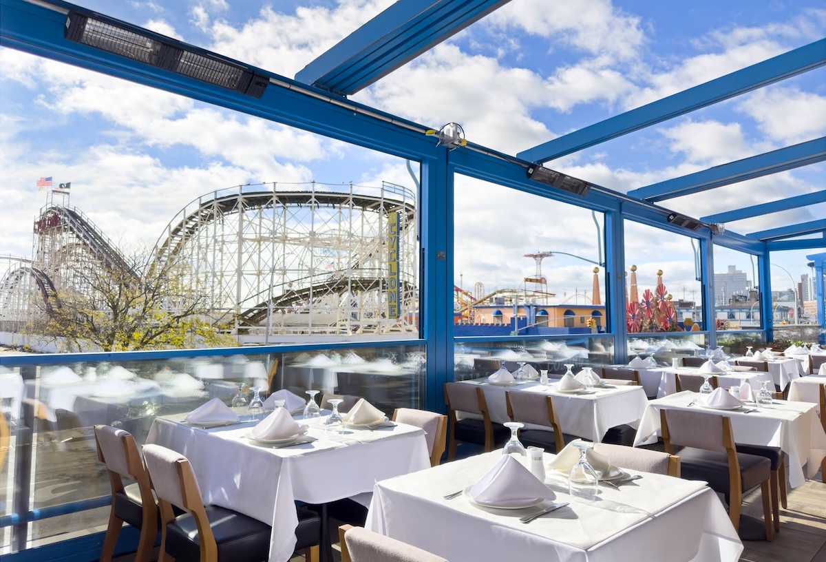 Dine in Coney Island right by the famed amusement park. | Photo courtesy of Liman Restaurant