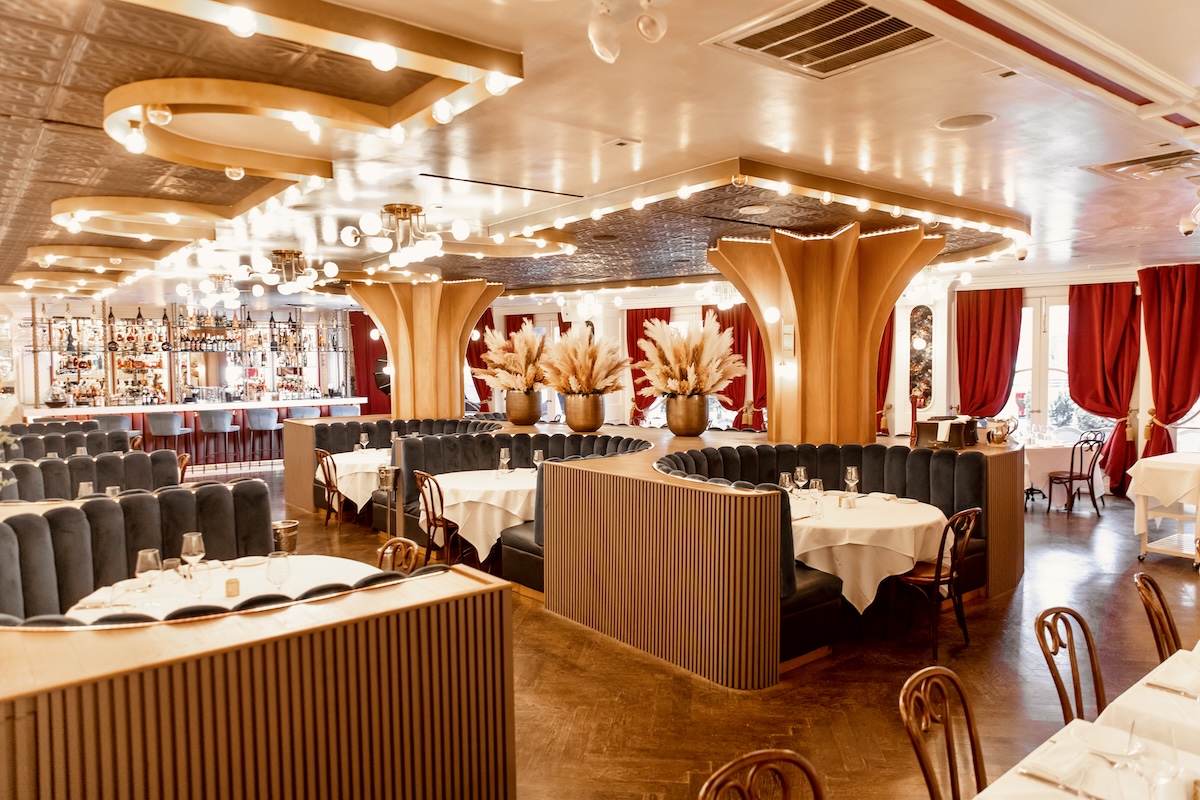 There's plenty of room to eat, drink, and be merry. | Photo courtesy of Maison Close