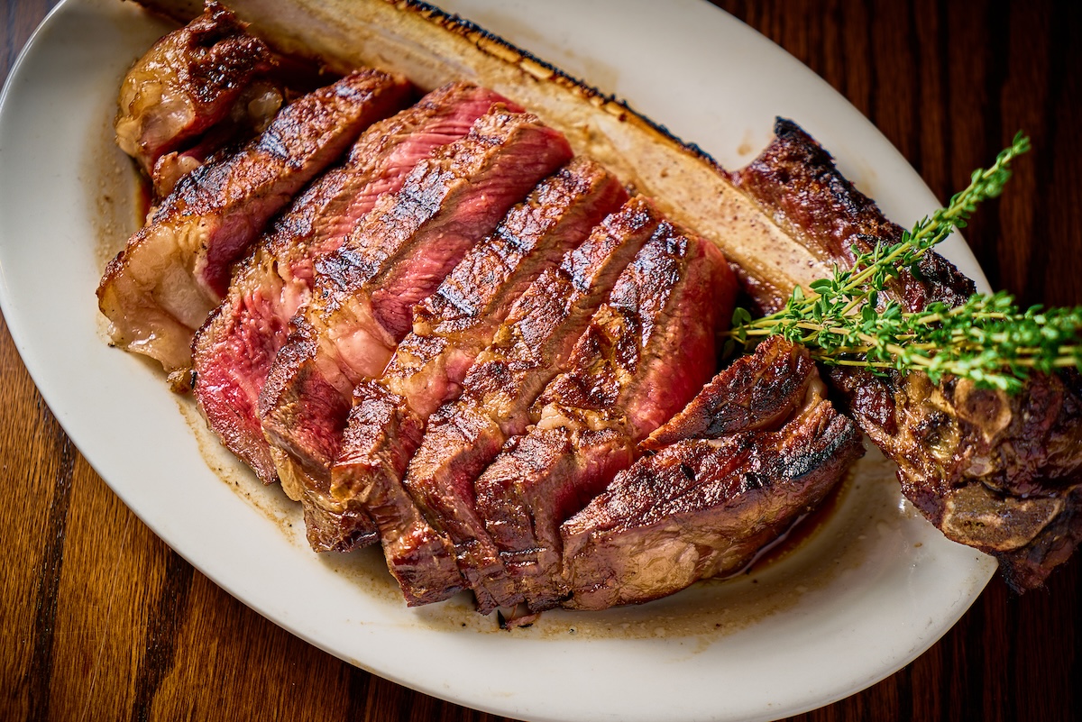 A stunning ribeye from this iconic steakhouse. | Phot courtesy of Old Homestead Steakhouse