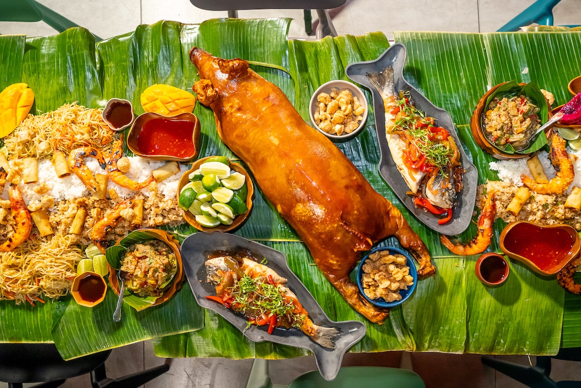 NYC_PIG_K_NF_0426_00139 - DiningOut The Kamayan feast at Pig & Khao in NYC. | Photo by Noah Fecks