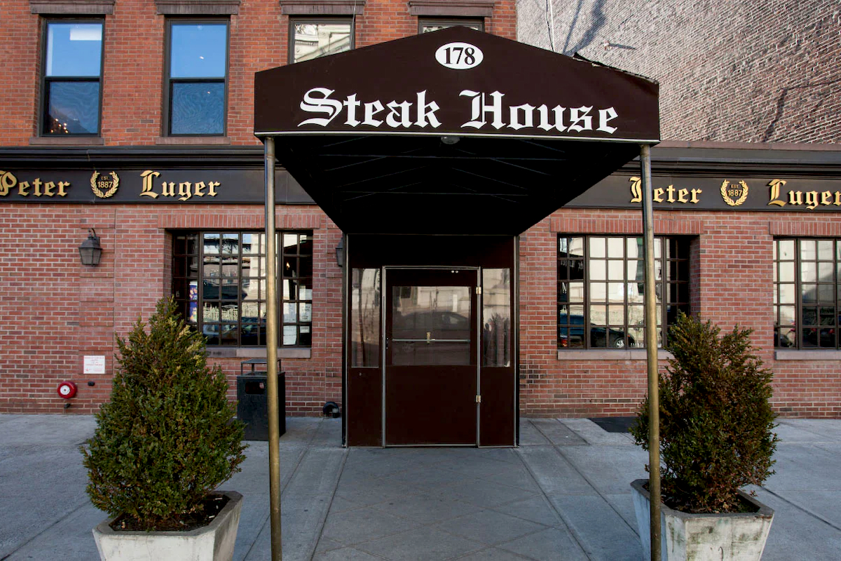 The iconic steakhouse in Brooklyn. | Photo courtesy of Peter Luger
