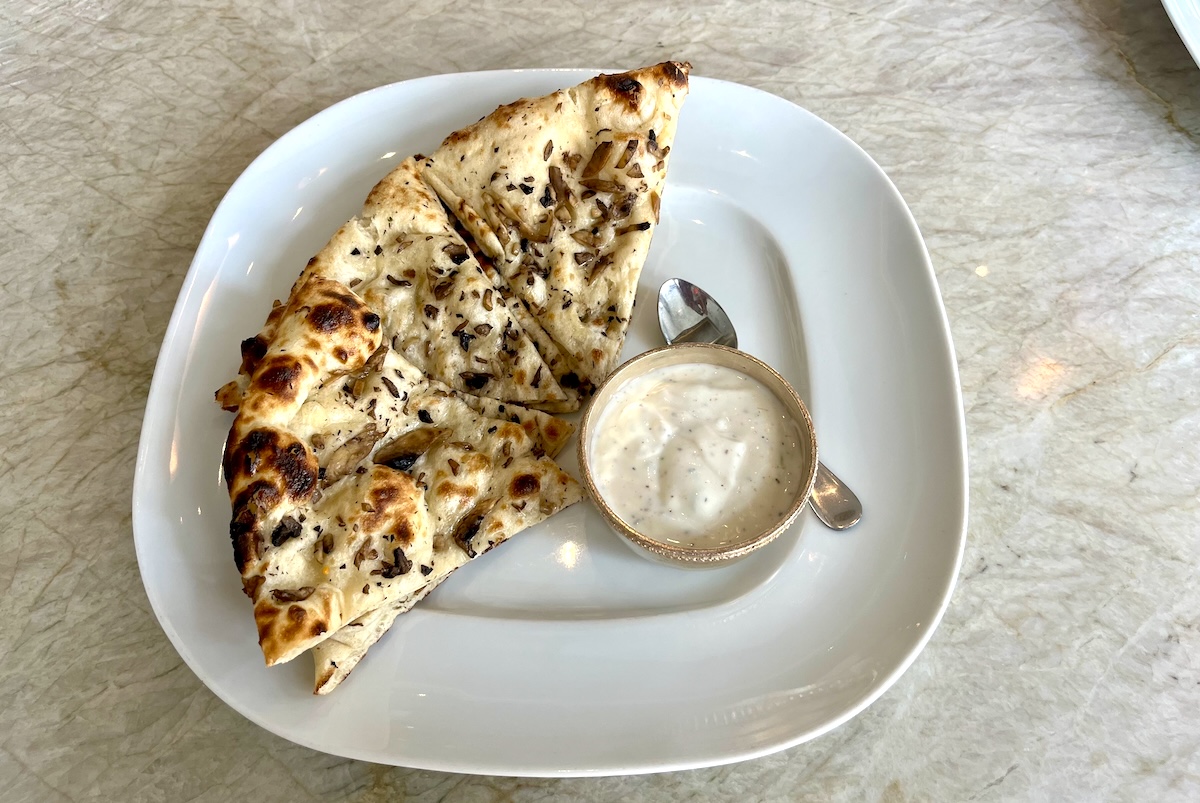 The truffle naan. | Photo courtesy of Tamarind Tribeca