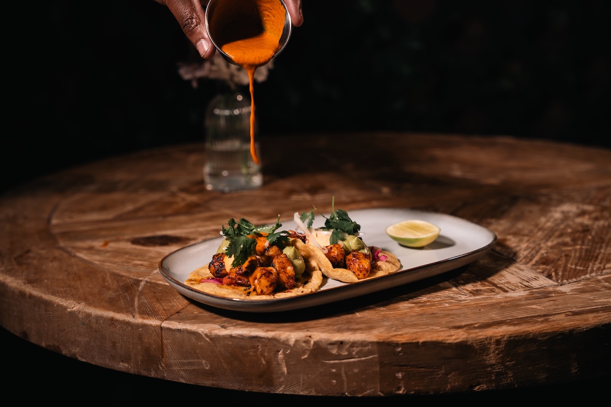 Braised short rib tacos at The Addison. | Photo by Grant Svarre