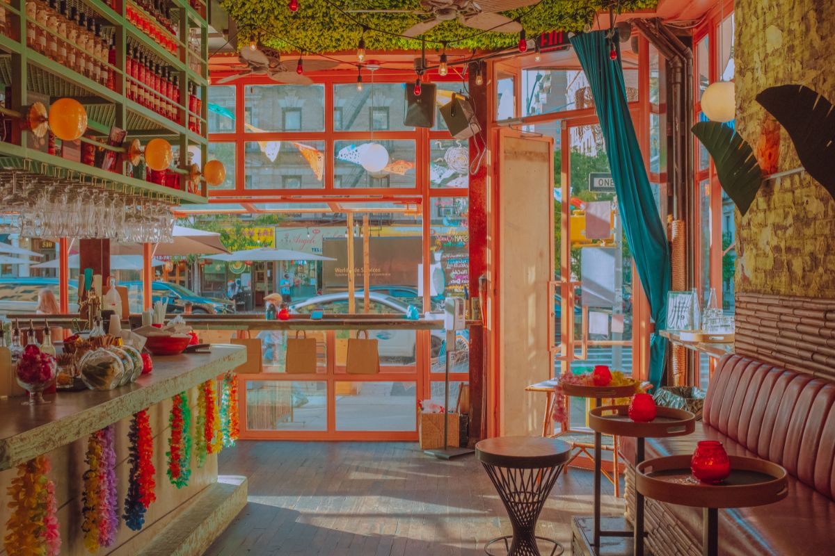 Cozy up in New York City's finest tiki bar. | Photo courtesy of Tiki Chick