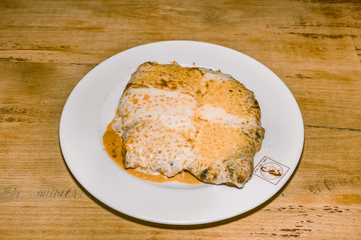 Pollo Parmigiana alla Vodka is a highlight of this NYC restaurant. | Photo courtesy of Zero Otto Nove