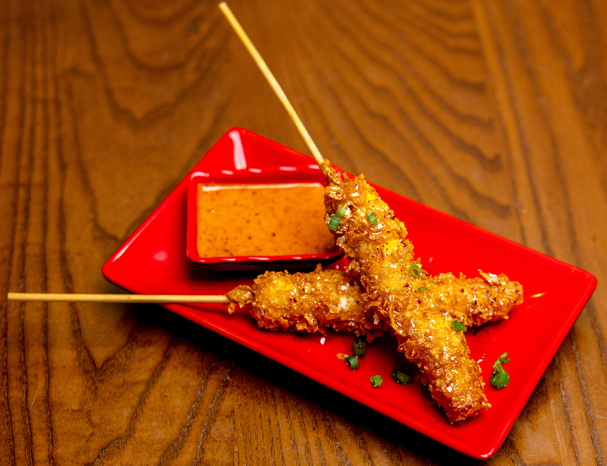 Nyam Nyam_Korean Corndog_courtesy of The Finn - DiningOut Korean-style corndogs at Nyam Nyam. | Photo by The Finn