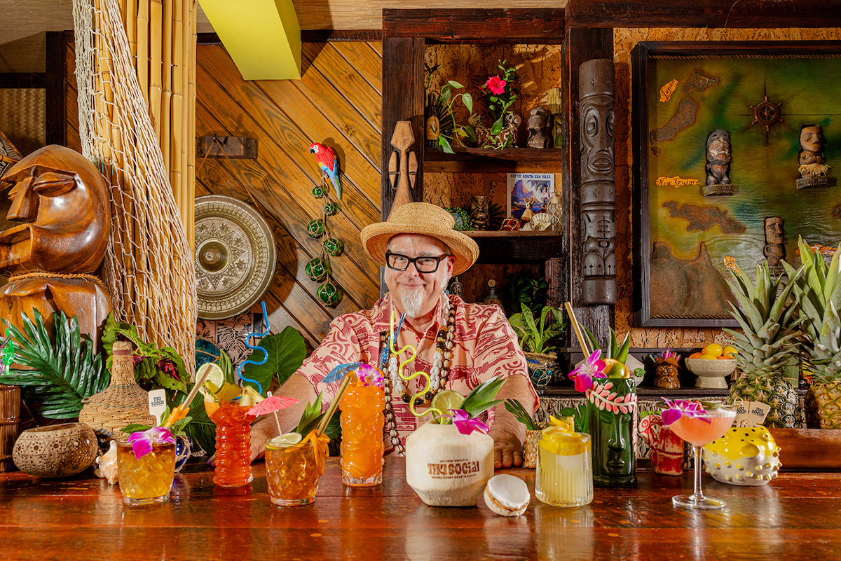 Tiki historian and acclaimed cocktail author Jeff “Beachbum” Berry partnered with Omni Hotels & Resorts to create the cocktail lineup for this summer's Tiki Social pop-up. | Photo by Omni Hotels