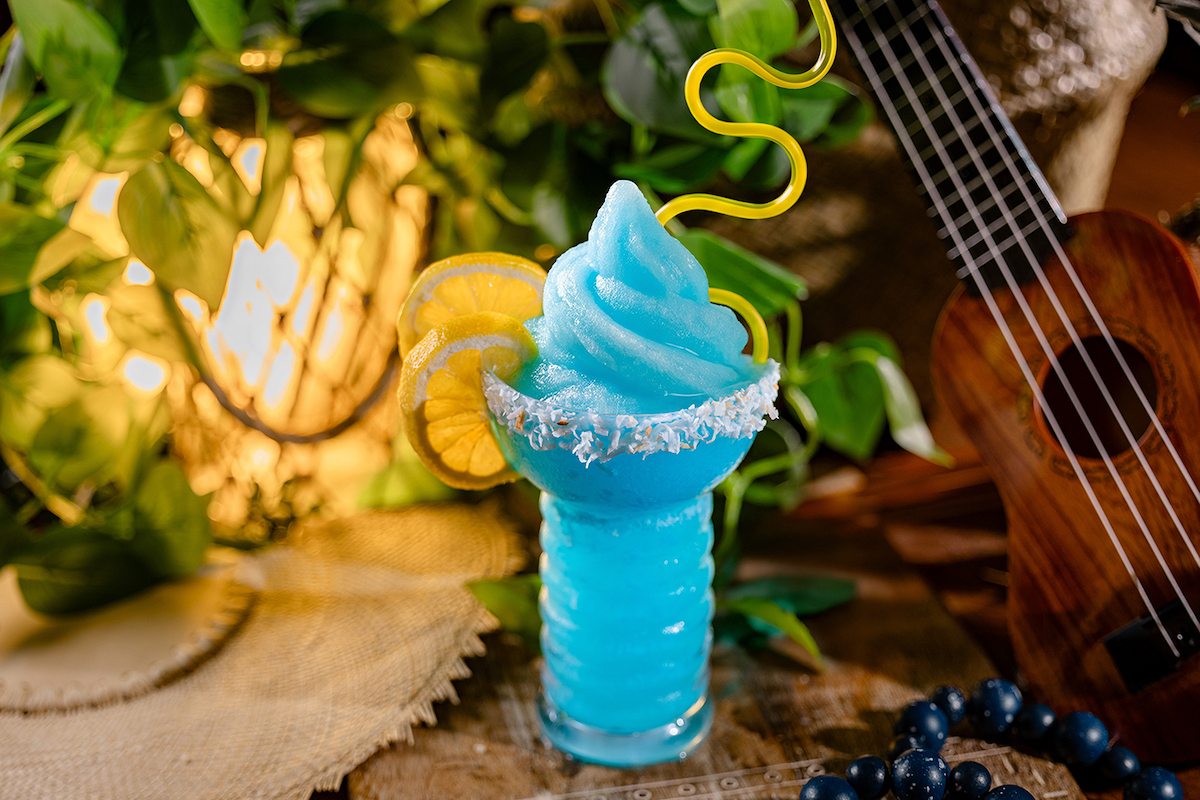 The Baby Blue Hawaii blends spirit-free Blue Curacao, pineapple, lemon, coconut, and sparkling lemonade. | Photo by Omni Hotels