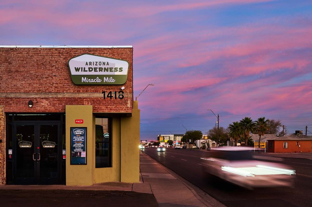 Just a gorgeous sunset to complement the craft beer. | Photo courtesy of Arizona Wilderness Brewing Co.