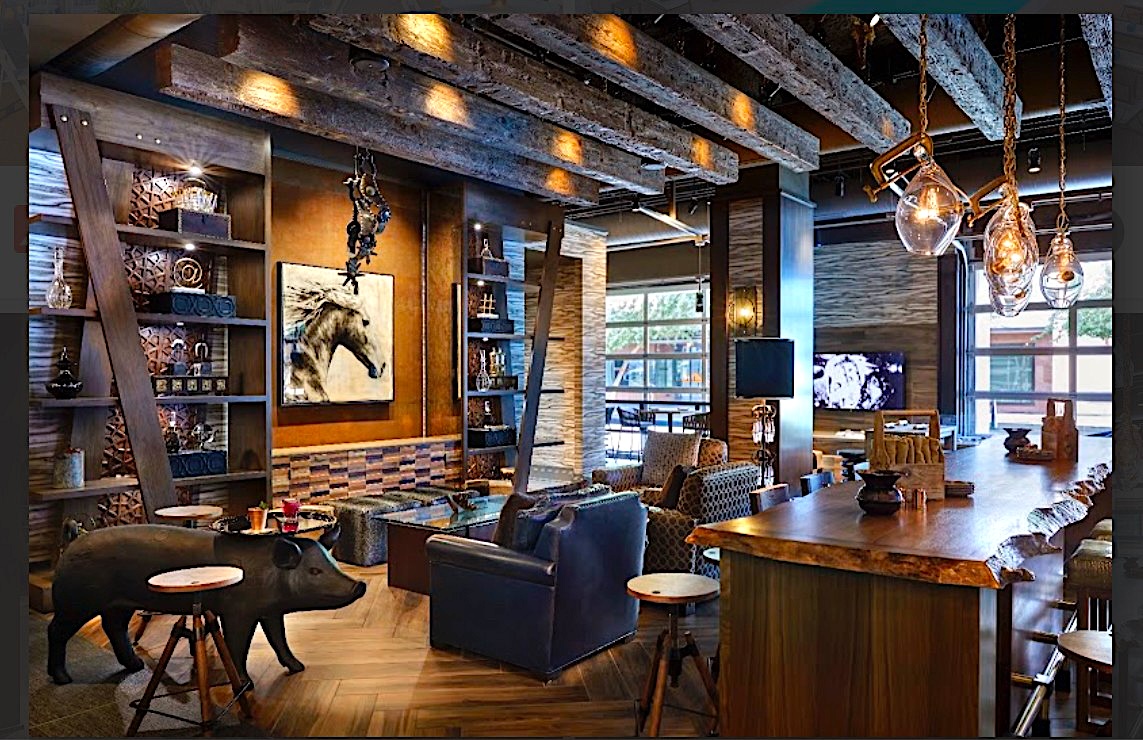 Inside this rustic restaurant in Phoenix. | Photo courtesy of Dust Cutters