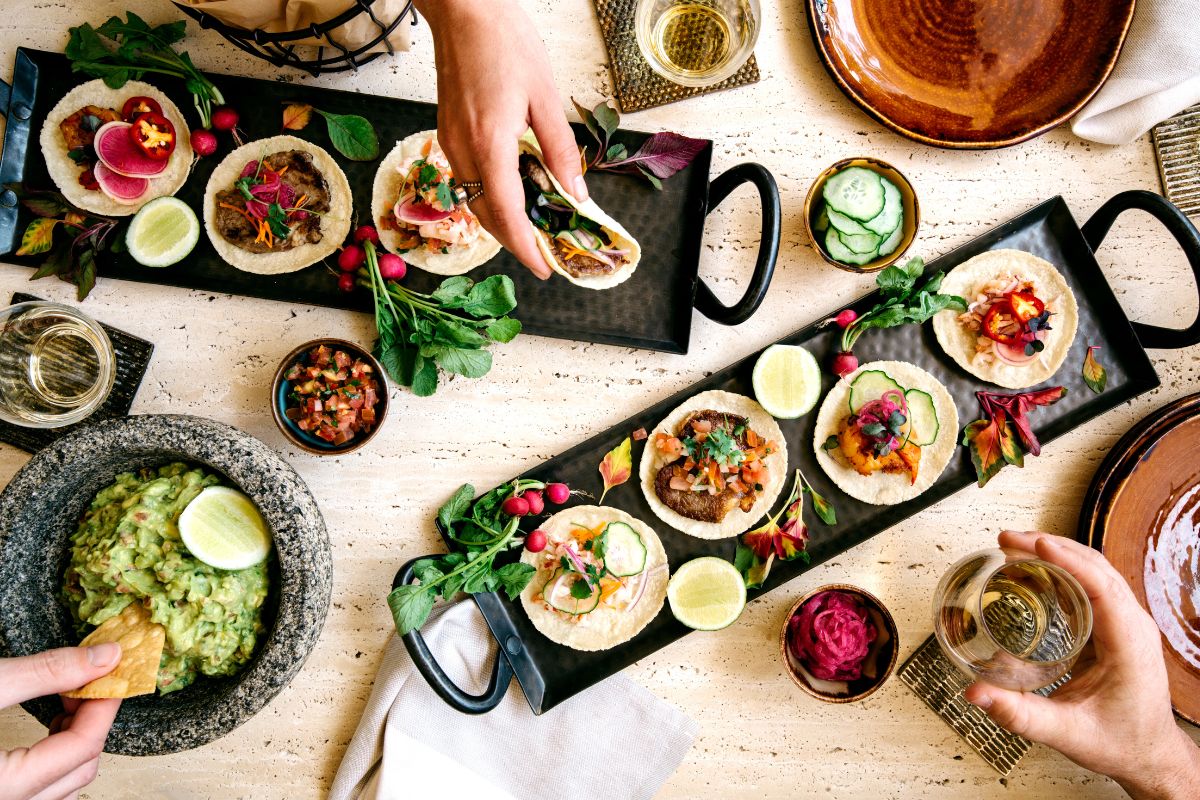 Get all the tacos. | Photo courtesy of La Hacienda phoenix mexican
