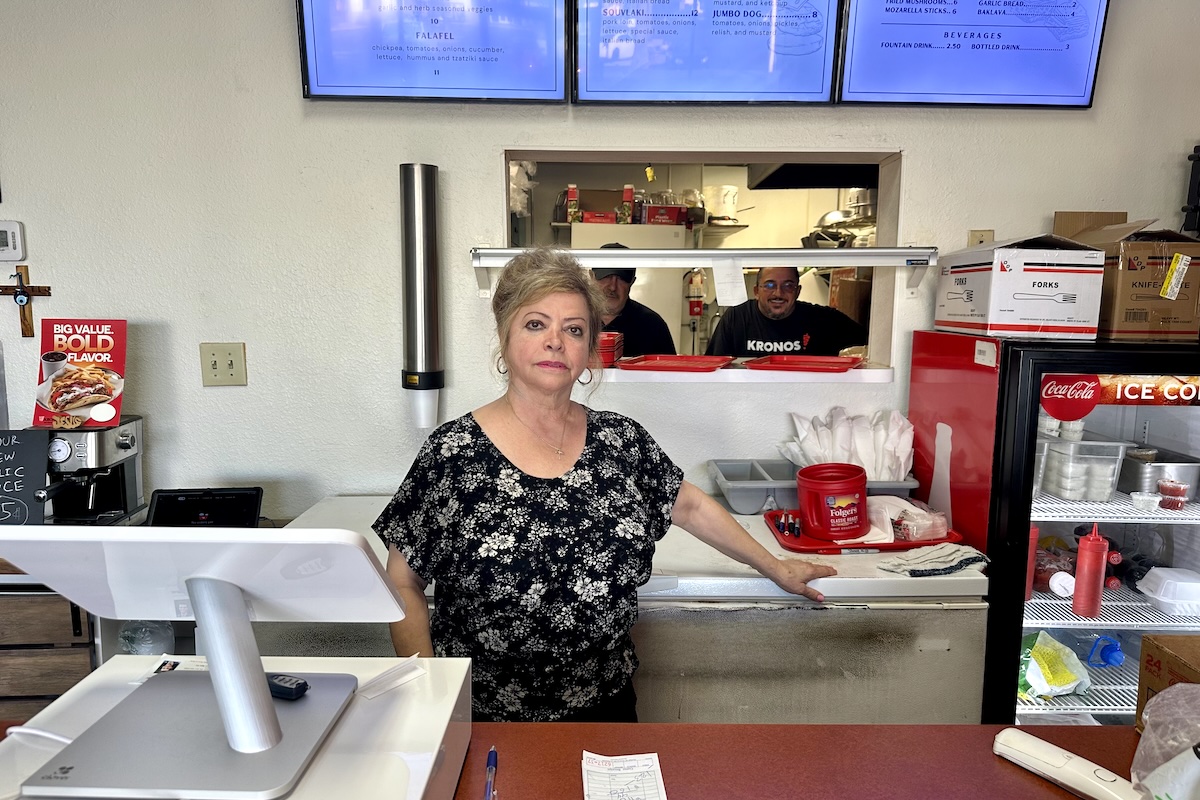 Owner Widad Narssi bought her Greek restaurant for her husband. | Photo courtesy of King Gyros