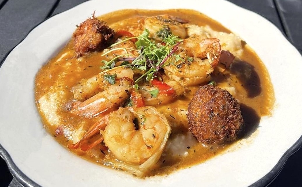 PHX_SugarJam The Southern Kitchen_Shrimp N Grits - DiningOut A classic shrimp and grits. | Photo courtesy of SugarJam The Southern Kitchen