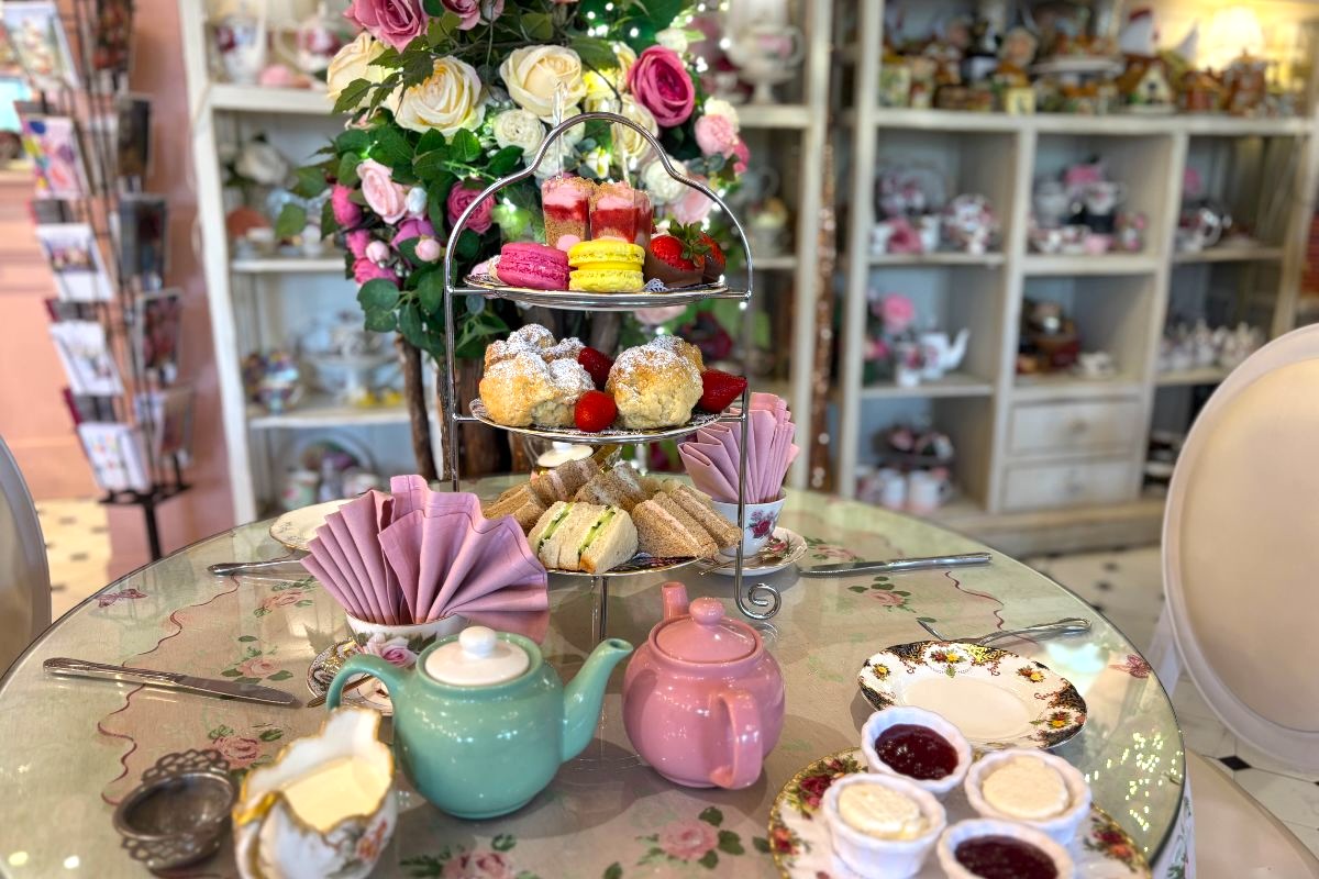 For a floral-themed tea service, book a table here. | Photo courtesy of The English Rose Tea Room phoenix