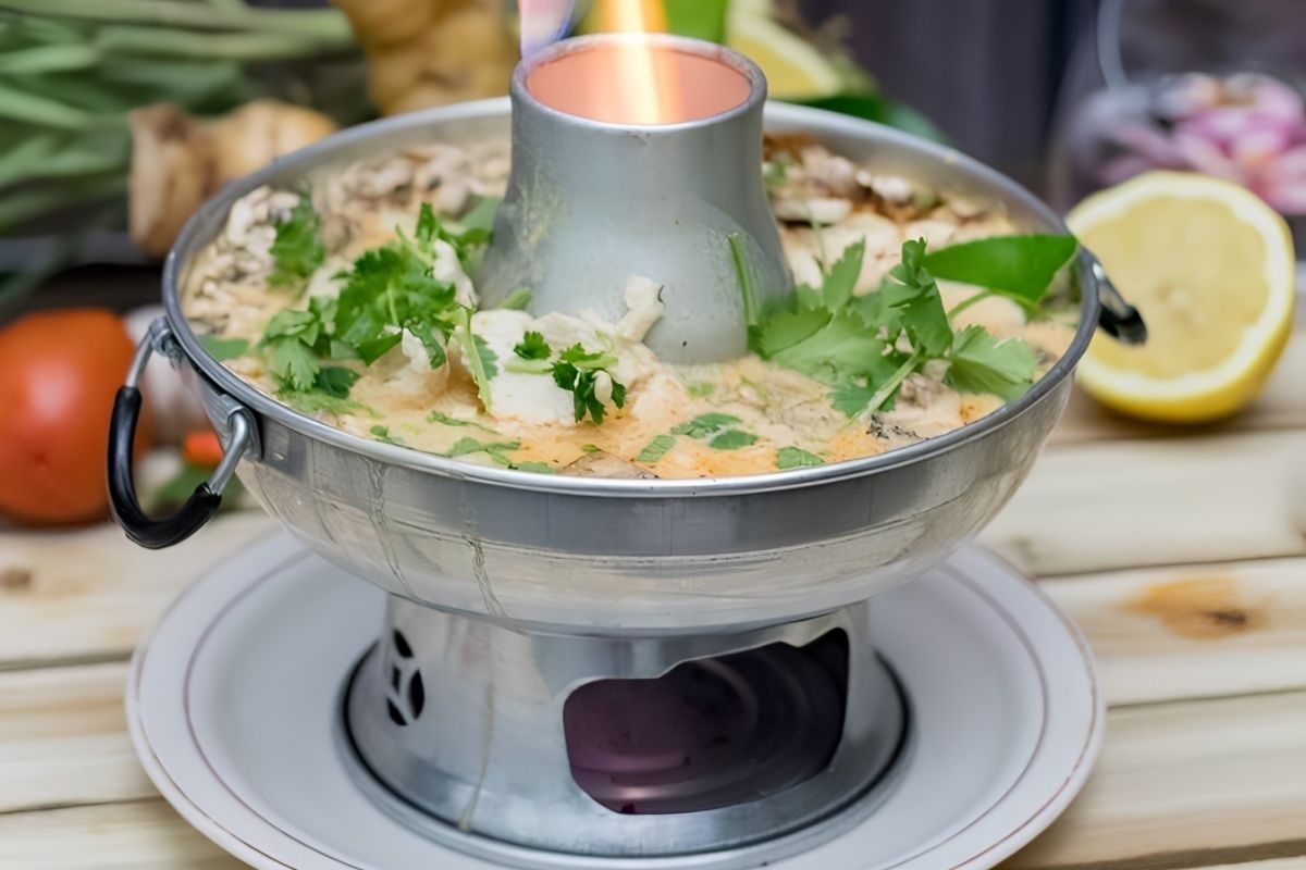 PHX_The Tom Gai Photo Courtesy of Thai Rama - DiningOut The Tom Gai is a show stopper at this Arizona Thai spot. | Photo courtesy of Thai Rama Phoenix