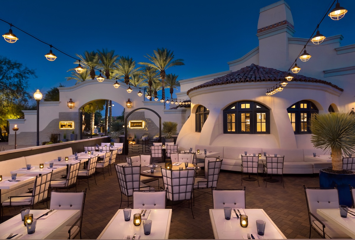 If the weather's nice, you'll want to sip your cocktails outside at La Hacienda. | Photo by Justin Kriel