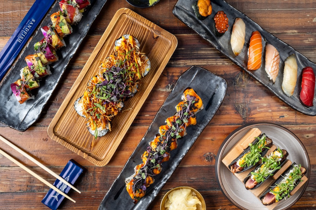 It's not often you find whiskey and sushi together, but here you can. | Photo courtesy of Sandfish Sushi and Whiskey