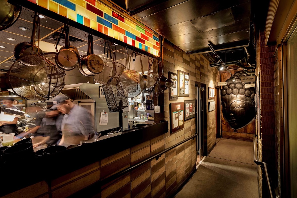 The sort of open kitchen. | Photo courtesy of Root Down