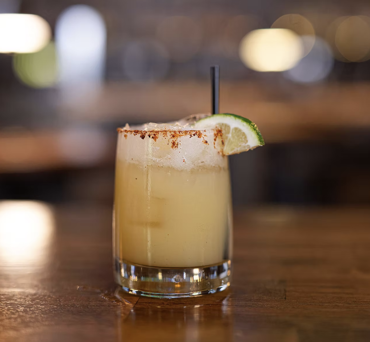 The house margarita with sea salt foam at SKOL Brewing. | Photo by SKOL Brewing