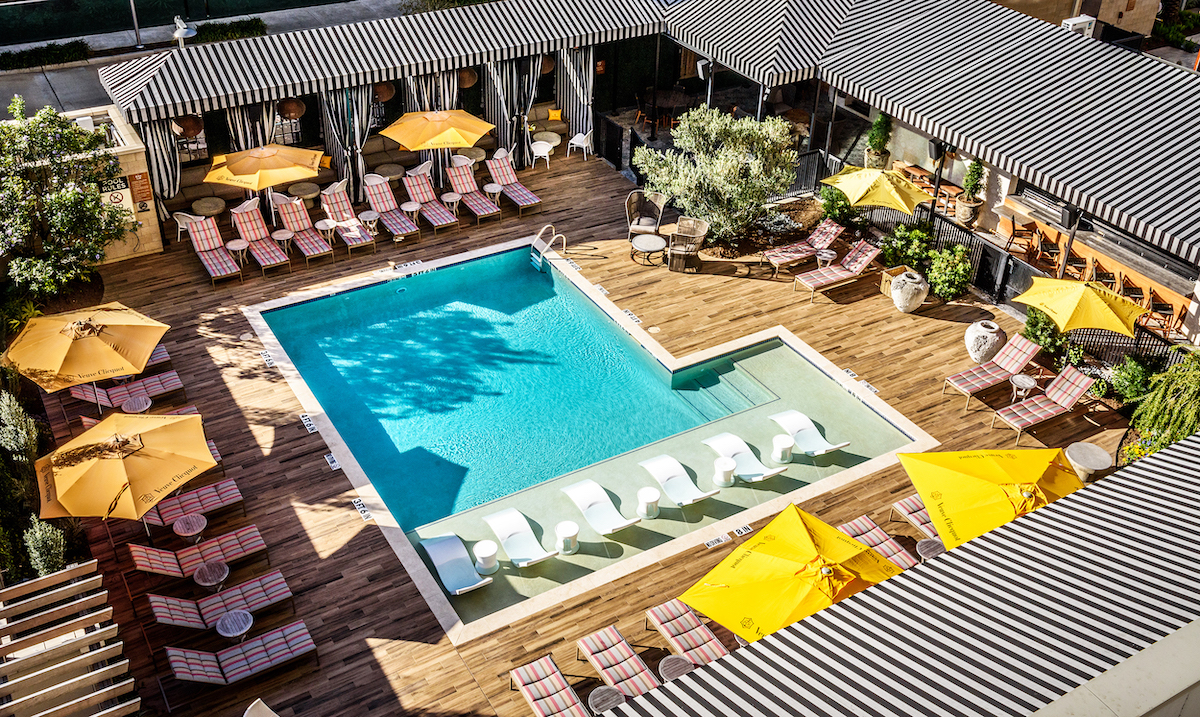 The Beach Club at Hotel ZaZa Memorial City. | Photo by Hotel ZaZa
