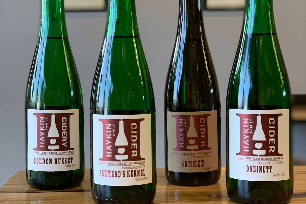 Enjoy a bottle from this award-winning cider company. | Photo courtesy of Haykin Family Cider